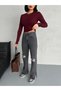 Laser Smoked Washed Pipe Jeans - 5