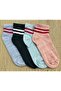 Cotton Short Booties College Socks 4 Pairs Mixed Color - 3