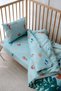 Baby Crib, Park Bed (70X110 cm) Duvet Cover & Bed Sheet Sets, Cotton Satin - Ocean - 6