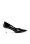 Siyah Deri Stiletto - 2