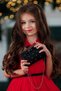 Girls' Special Design Layered Chiffon Dress & Embroidered Denim Jacket & Bag & Belt Combination - 5