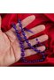 Katalin Stick Bezi Cut 8.5X10.5Mm Prayer Beads - Parliament Blue Transparent - İbrahim Atasever Master Craft - 6