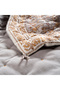 Okhla Handicraft Printed Quilted Cotton Velvet Cotton Velvet Bedspread Set 260X280 cm Gray - 3