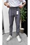 New Season Men's Rope Detailed Rubber Belt Dobby Linen Trousers - 2