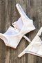 White Snap Bikini Top - 6
