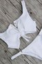 White Snap Bikini Top - 5