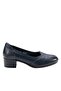 57202-g Levin Navy Blue Women's Comfort Leather Shoes - 2