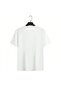 Butterflies Birth T-shirt - White Oversized Printed Crew Neck Printed Short Sleeve Loose - 2