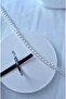 Thin Steel Handcuff Bracelet with Roman Numerals - 2