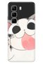 Infinix Hot 50 Pro 4g Case 6.78 Inc Camera Protection Silicone Non-Peeling Fat Cat