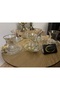Pasabahce Gold Gilded Butterfly Detailed 6-Person 12-Piece Tea Set, Tea Set, Tea Cup and Bottom - 6