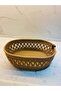 Beyzam Home Wicker Jute Hand Woven Basket Bathroom and Kitchen Organizer Bread Basket - 4