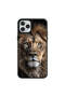 iPhone 11 Pro Max Compatible Lion Nobility Glass Phone Case