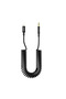 Lightning To Aux Coil Cable 1.2M - Black - 7