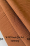 100% Cotton Şile Cloth Brown Color