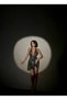 Halter Neck Black Sequin Dress - 3