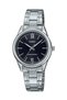 Silver Color Women's Wristwatch with Black Cord