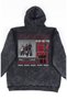 Unisex the Warning Back Printed Hooded Washable Sweatshirt, Oversize Rock Band Themed Hoodie - 3