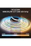 5m DC 24V 2700-6500K CCT COB LED Strip Lights High Density 608 LEDs/m Flexible Dimmable FOB Led Tape