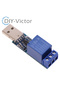 USB Serial Port Control 1 Channel Relay Module 5V 10A CH340 Overcurrent Protection Computer Comma... - 4