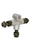 Hydraulic Brake Hose Pipe Fitting Connector 3-Way T Adapter for ATV Kart M10 X 1.25 - 7