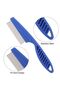 WHITE 6 Pcs/set Pet Flea Comb Stainless Steel Head Lice Comb Fine Tooth Dogs Cats Grooming Combs Dem - 8