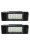 2X For Peugeot 106 207 307 308 406 407 508 For CITROEN C3 C4 C5 C6 C8 Car 18LED SMD License Numbe... - 8