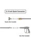 2 Pieces Pressure Washer Extension Wand With 1/4 Inch Quick Plug Connect Stainless Steel Spray Lance - 4
