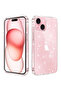 جراب شفاف لامع لهاتف iPhone 15 Pro Max 14 Plus 13 Mini 12 11 X XS XR SE 2022 2020 8 - 8