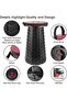 Upgraded Folding Stool, Portable Telescoping Seat, Lightweight  400lbs Capacity  (Red) - 3
