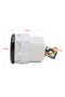 2“52mm Smoke Lens Auto Tachometer White LED 0-8000 RPM Meter Car Gauge 1-8 Cylinders - 3
