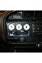 52mm 3 Hole Single DIN Radio Slot Face Triple Meter Panel Iron Mount Black For Auto Car Gauge Pod - 6