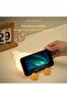 LED Lying Flat Duck Night Light - 3-Level Dimmable Rechargeable Silicone Touch Lamp - 4
