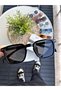 Set of Two Vintage Black-Dark Brown Sunglasses Women's Sunglasses Men's Sunglasses Uv-400 - 4