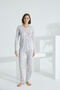 Angelique Bamboo Women's Pajama Set - Long Sleeve 22005 - 3