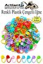 100 Colorful Plastic Safety Pins - Oval Clip, Knitting Detacher, Fixer B