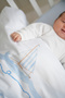 Mother's Side Duvet Cover Set (60X100) - Noble Series - Blue - Letter K - 4