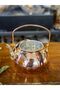 Copper Zen Teapot Hammer Forged Bright Copper Color No2 - 6