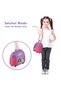 Role Play Beautician/Salon/Beauty Parlor Toy Set Satchel (21Pcs)-Purple, 3-In-1 Mode - 2