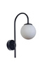 Anna Modern Baston Metal Sleeve with Glass Head Sconce Bedroom Bar Restoran Hotel Sconce - 2