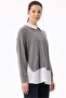 Beaded shirt detailed tunic gray - 2