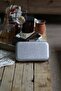 Women's Silver Glitter Texture Clip Detailed Evening Dress Hand Shoulder Bag - 3