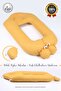 Baby Hugging and Shaping Pillow - 2 in 1, Flat Head, 100% Cotton