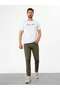 Men's Khaki Slim Fit Pants - 4