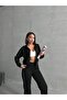 Piping Detailed Diver\Scuba Fabric Sports Jacket\Sweatshirt Misssk2519