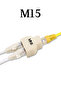 M15 Cable Combiner/6Pcs-3Cable Inputs-Cat5/5E-Cat6-Compatible/Lan Cable Combiner Intermediate Adapter - 2