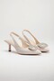 Orion White Buckle Heeled Shoes - 2