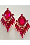 Stone Wedding/Engagement/Henna Night Fuchsia -Pink Earrings