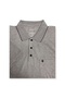 Ercan Men's Large Size Combed Cotton Fabric Polo Neck Pocket Short Sleeve Light Brown T-Shirt V-3 0157 - 2