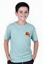 Burning Ball Printed Boy's Short Sleeve T-Shirt - 2